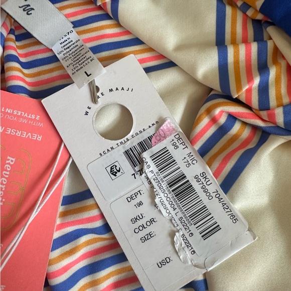 NWT Maaji Paradise Postals Claire Classic One Piece - Picture 12 of 14